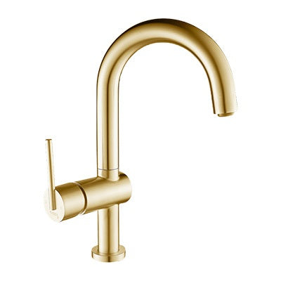 Sink Mixer Deck Type – Icon Premium Range, Brushed Gold Finish