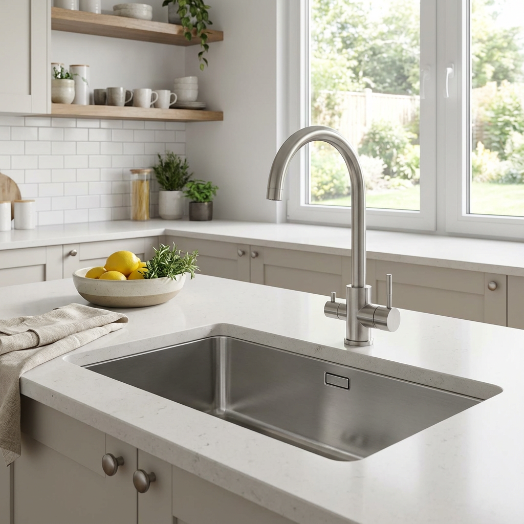Sink Mixer Deck Type with Purifier Tap – Icon Range, Premium, Modern, Kitchen Tap