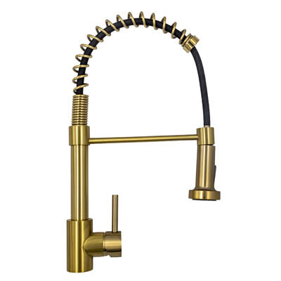 Sink Mixer Deck Type – Icon Range, Premium, Modern, 2 setting, Brushed Gold Finish