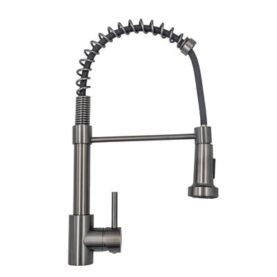 Sink Mixer Deck Type – Icon Range, 2 setting Kitchen Tap in Brushed Gun Metal Finish