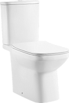 Close Coupled Suite Sottile - Lecico, Polished White, Dual Flush, Incl Mech, Incl Soft Close Seat (Incl Pan Fixations), (L) 61.4cm | (W) 38.2cm | (H) 79.5cm