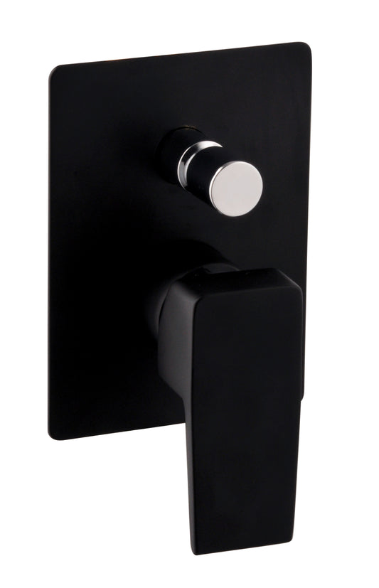 Shower/Bath Mixer/Concealed Divertor Mixer – Studio Icon Range, , Matt Black Finish