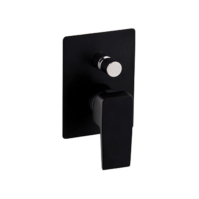 Shower/Bath Mixer/Concealed Divertor Mixer – Studio Premium Icon Range, , Matt Black Finish