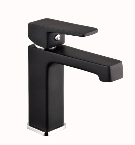 Basin Mixer – Studio Icon Range, Modern Bathroom Tap, Matt Black Finish