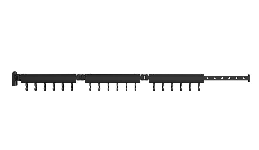 Drying Rack Foldable - Concealed, Kitchen Accessory, Matt Black