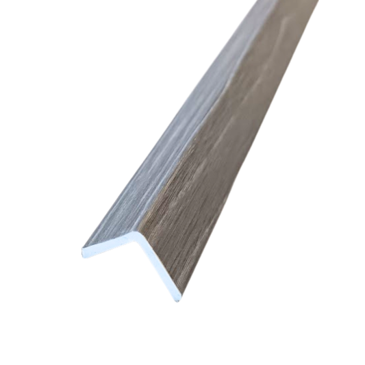 Wood Polymer Composite (WPC) Edging – Striped Grey Anthracite, 2700x25mm (Box of 20)