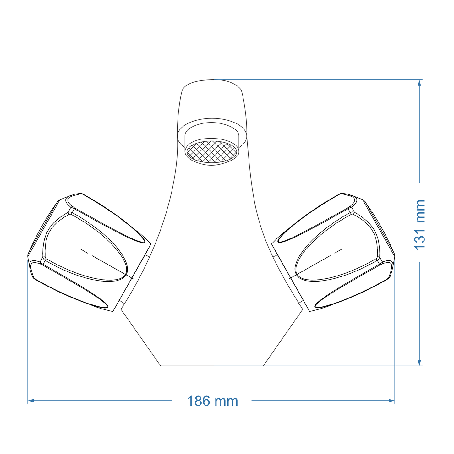 Basin Mixer – Taurus Icon Range, Conventional Bathroom Tap
