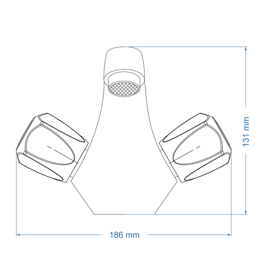 Basin Mixer – Taurus Icon Range, Conventional Bathroom Tap