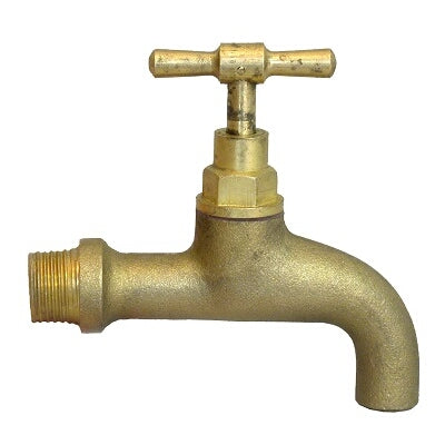 Tap Bib - Brass, Light Pattern, 1/2"