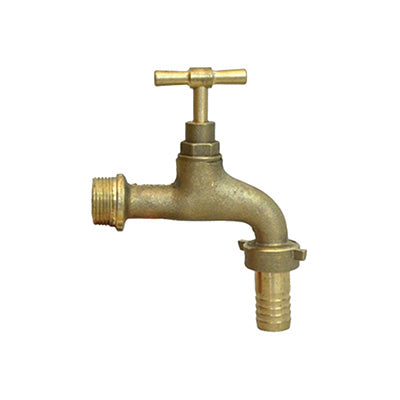 Tap Hosebib - Brass, Extended, 3/4"x3/4"