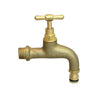 Tap Hosebib - Brass, Heavy Pattern, with Gardena Fitting Attachement, 1/2