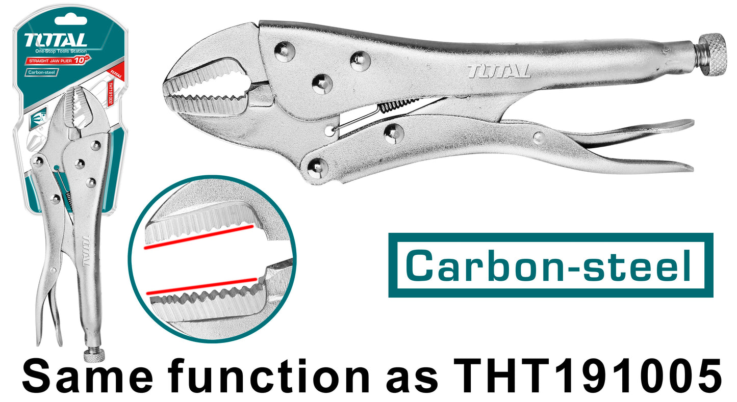 Pliers - Straight Jaw, 10", 250mm