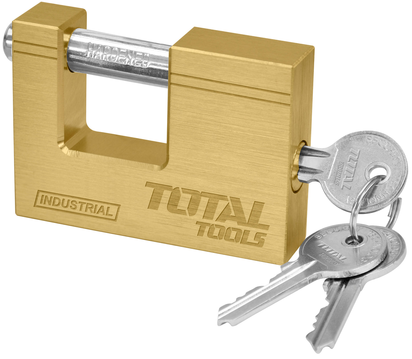 Heavy Duty Brass Padlock Block - 80mm