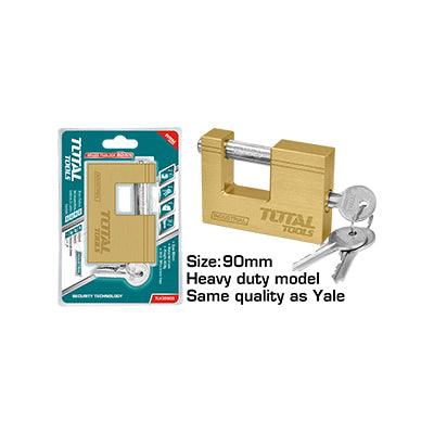 Heavy Duty Brass Padlock Block - 90mm