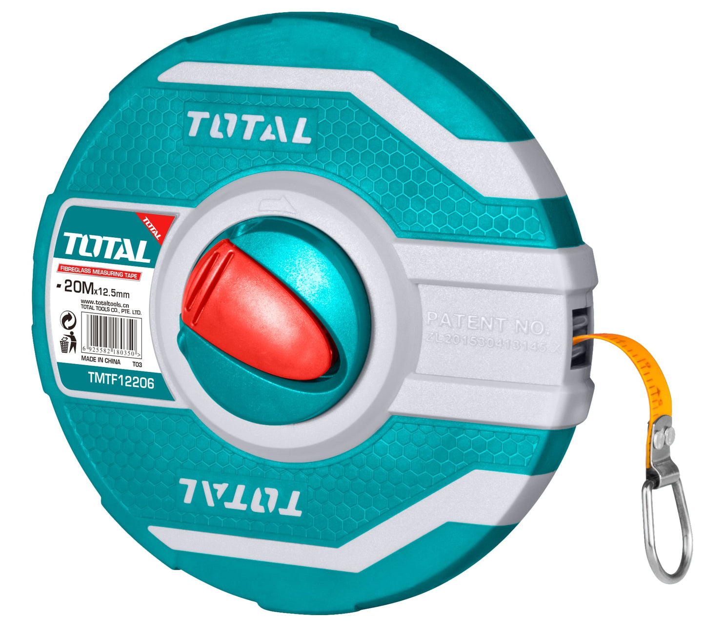 Fiberglass Measuring Tape – 20m x 12.5mm