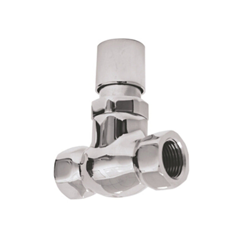 Demand Tap - Stop Tap, FxF, Chrome Finish, 1/2"