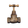 Stop Tap - Brass, FxF, 3/4