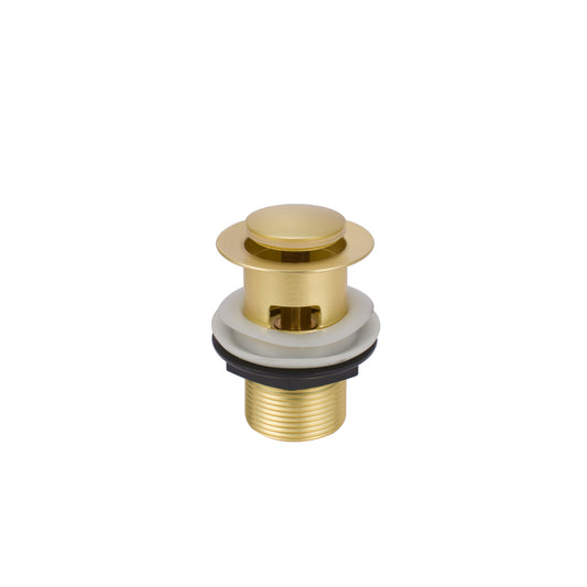 Basin Waste - Stainless Steel with Pop-Up 32mm, Brushed Gold Finish
