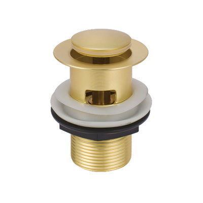 Basin Waste - Stainless Steel with Pop-Up 32mm, Brushed Gold Finish