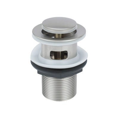 Waste - Basin Waste, Pop-Up Plug, Matt Stainless Steel Finish, 32mm