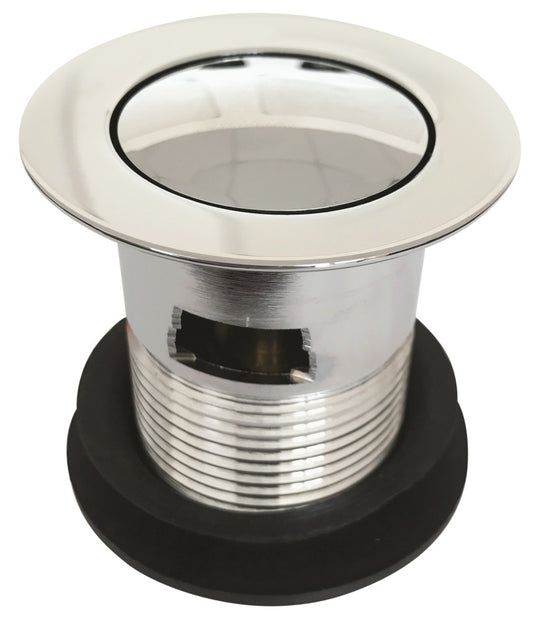 Waste - Basin Waste, Pop-Up Plug, Stainless Steel, Chrome Finish, 32mm