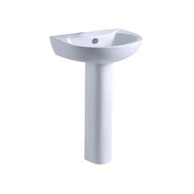Basin & Pedestal Windsor - , (L) 49cm | (W) 57.5cm | (H) 80.5cm