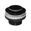 Waste - Bath/Sink Waste, Pop-Up Plug, Stainless Steel, Matt Black Finish, 40mm