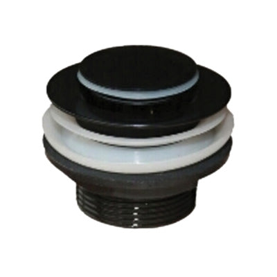 Waste - Bath/Sink Waste, Pop-Up Plug, Stainless Steel, Matt Black Finish, 40mm