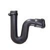 Trap - Plain, P-trap, 32mmx32mm, Flexible, Black