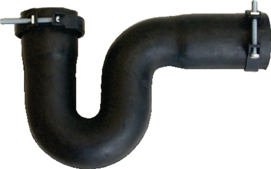 Trap - Plain, P-trap, 40mmx40mm, Flexible, Black