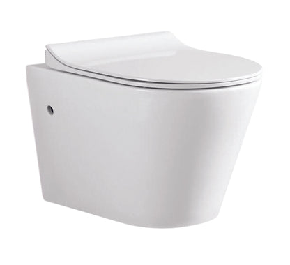 Wall-Hung Pan York – Square, Polished White, Icon Premium Range