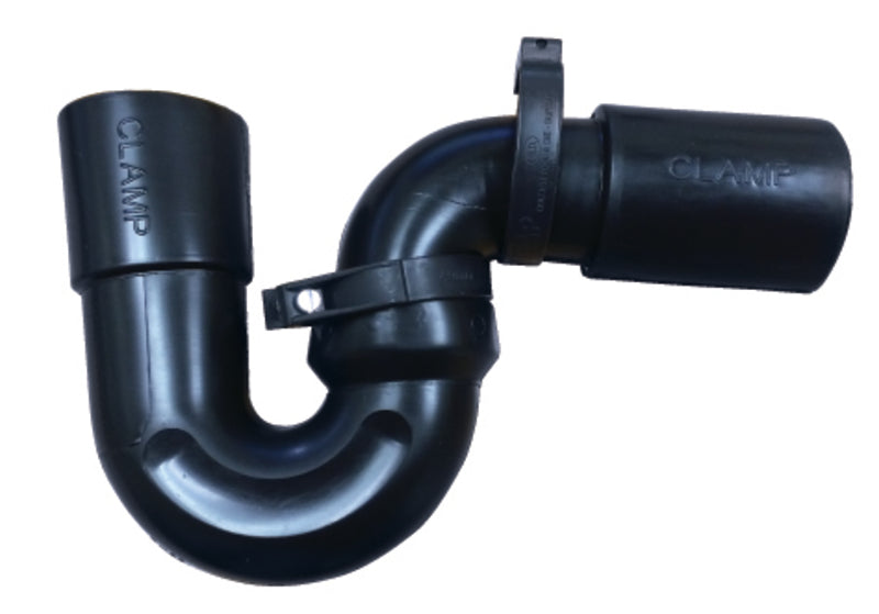 Trap - Reseal, P-trap, Mini, 32mmx32mm, Flexible, Black