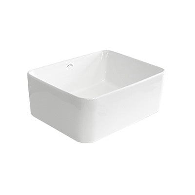 Basin Free Standing Hannah – Ceramic, Icon Premium Range, White, (L) 40cm | (W) 30cm | (H) 13cm