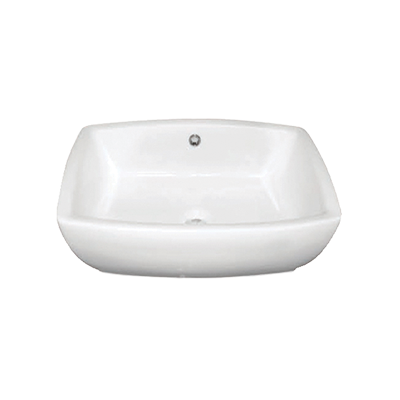 Basin Free Standing Patricia – Ceramic, Icon Premium Range, White, (L) 54cm | (W) 39cm | (H) 16.5cm